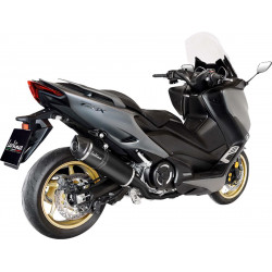 Ligne complète LeoVince LV One EVO Black Edition Yamaha TMAX 560/Tech Max 2020-2024 / TMAX 530 ABS/DX/SX 2017-2019 - Dr Rider