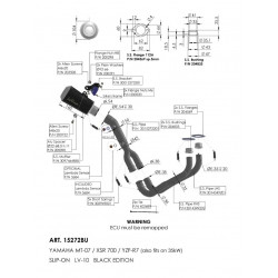 EXHAUST LV-10 YAM MT-07 / R7 / - 18103288 - Dr Rider