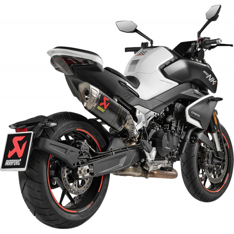 Silencieux Slip-On carbone/titane Akrapovic CFMOTO 800NK 2025-2026 - Dr Rider