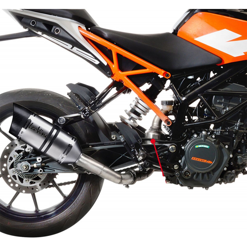 Tube décatalyseur LeoVince KTM Duke 390 2017-2020 / RC 390 2017-2020 / Duke 125 2017-2020 / RC 125 2017-2020 - Dr Rider