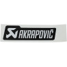 Sticker aluminium monochrome Akrapovic - Dr Rider
