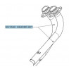 HEADPIPE KIT SS T-MAX - 18601283 | Dr Rider