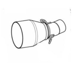 Tube de liaison inox Akrapovic Vespa GTS/GTV 125-300 2017-2021 - Dr Rider