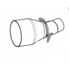 Tube de liaison inox Akrapovic Vespa GTS/GTV 125-300 2017-2021 - Dr Rider