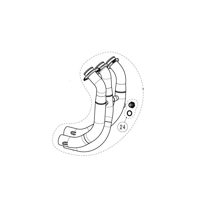 HEADER SS YAMAHA R9  - 18602598 | Dr Rider