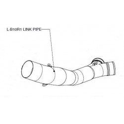 Tube de liaison inox Akrapovic Kawasaki Z750 2007-2011 - Dr Rider