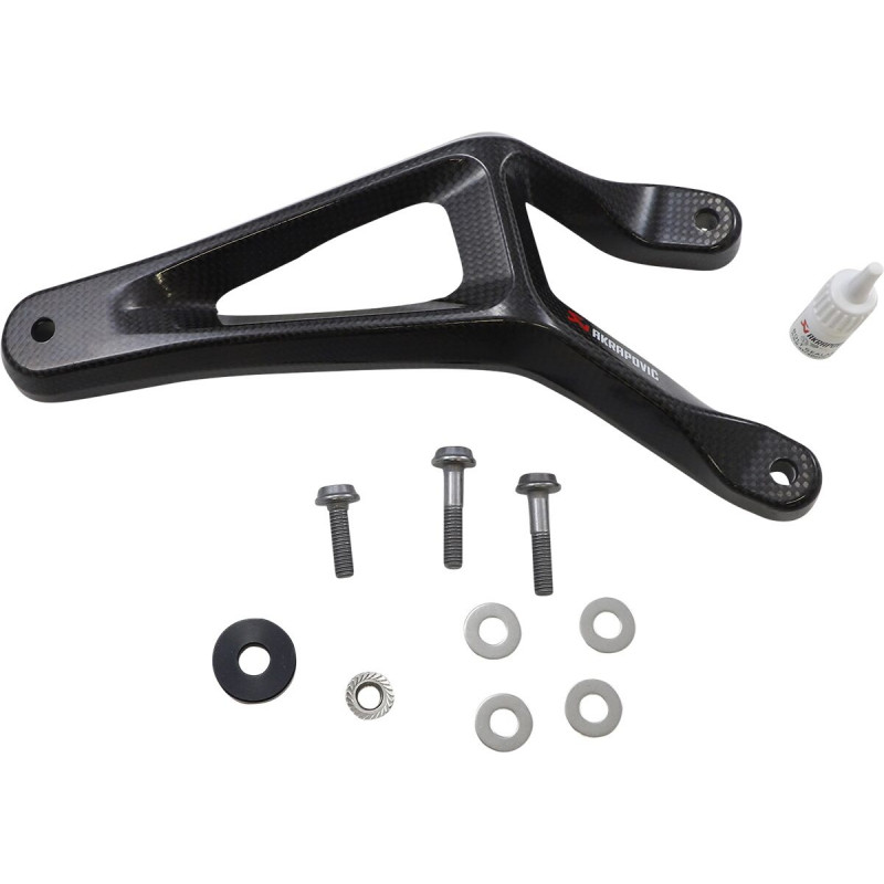 Support de silencieux carbone Akrapovic Kawasaki ZX-10R 2021-2024 - Dr Rider