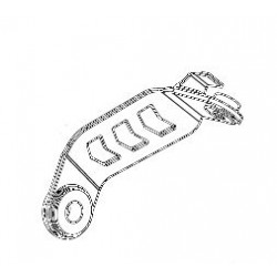 Support inox Akrapovic Yamaha MT-09 2024-2025 - Dr Rider