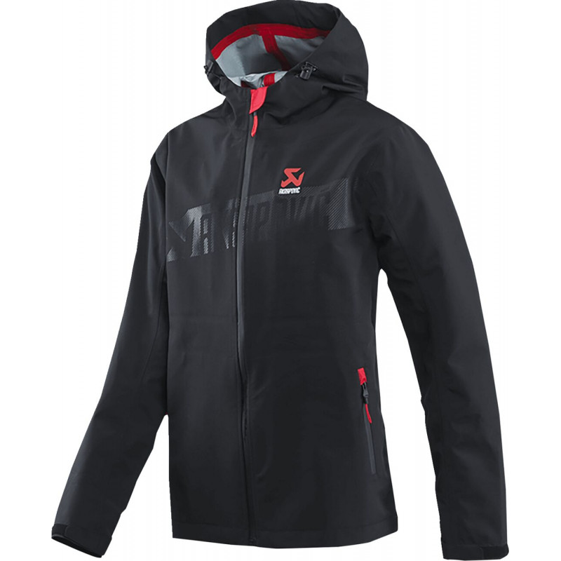 Veste de pluie Akrapovic homme noir M - Dr Rider