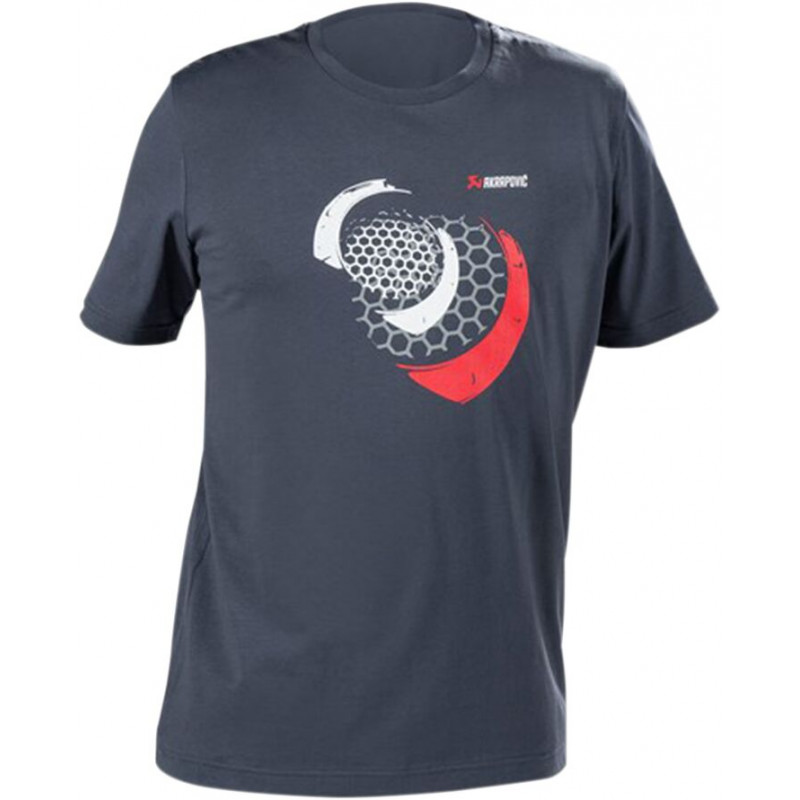 T-shirt Mesh Akrapovic homme bleu/gris 3XL - Dr Rider