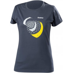 T-shirt Mesh Akrapovic femme bleu/gris M - Dr Rider