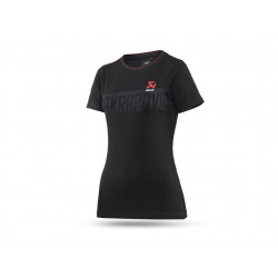 T-shirt Akrapovic femme noir S - Dr Rider