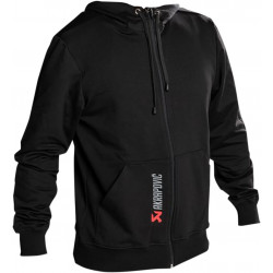 Sweat à capuche Akrapovic homme noir/rouge XXL - Dr Rider
