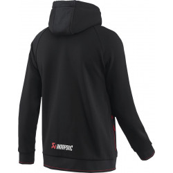 Sweat zippé à capuche Akrapovic homme noir L - Dr Rider