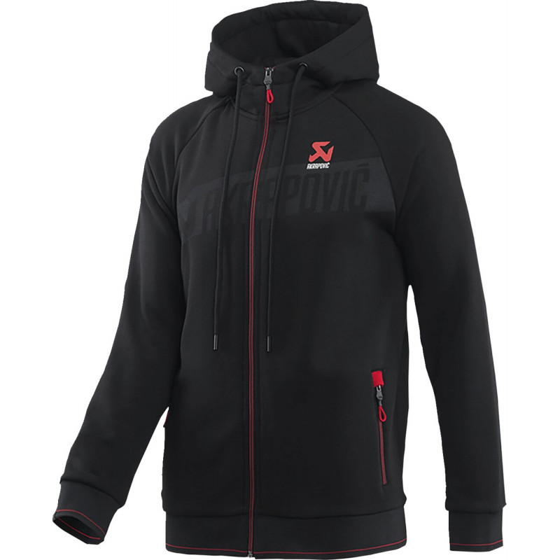 Sweat zippé à capuche Akrapovic homme noir 3XL - Dr Rider