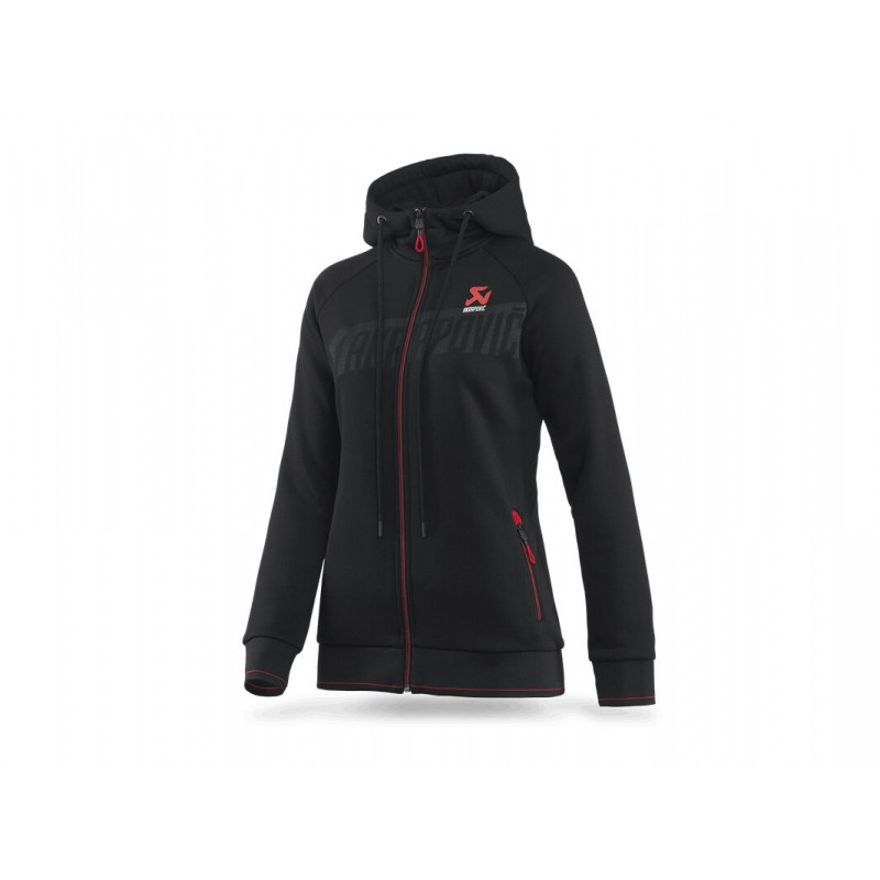 Sweat zippé à capuche Akrapovic femme noir S - Dr Rider