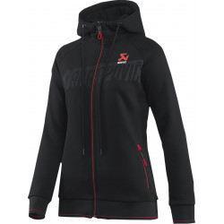 Sweat zippé à capuche Akrapovic femme noir S - Dr Rider