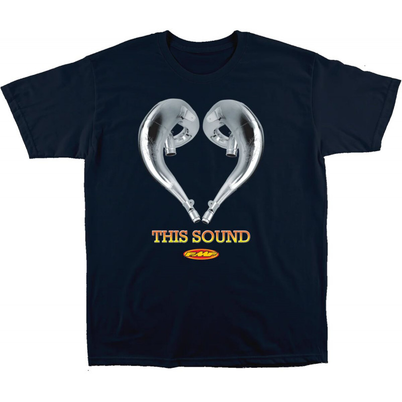 T-shirt FMF LOVE THIS SOUND NAVY M - Dr Rider