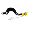 Pédale de frein RFX Pro Series - embout repliable - noir/jaune