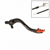 Pédale de frein RFX Pro Series - embout fixe - noir/orange