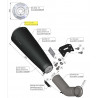 Kit embout de silencieux GP One LeoVince - Dr Rider