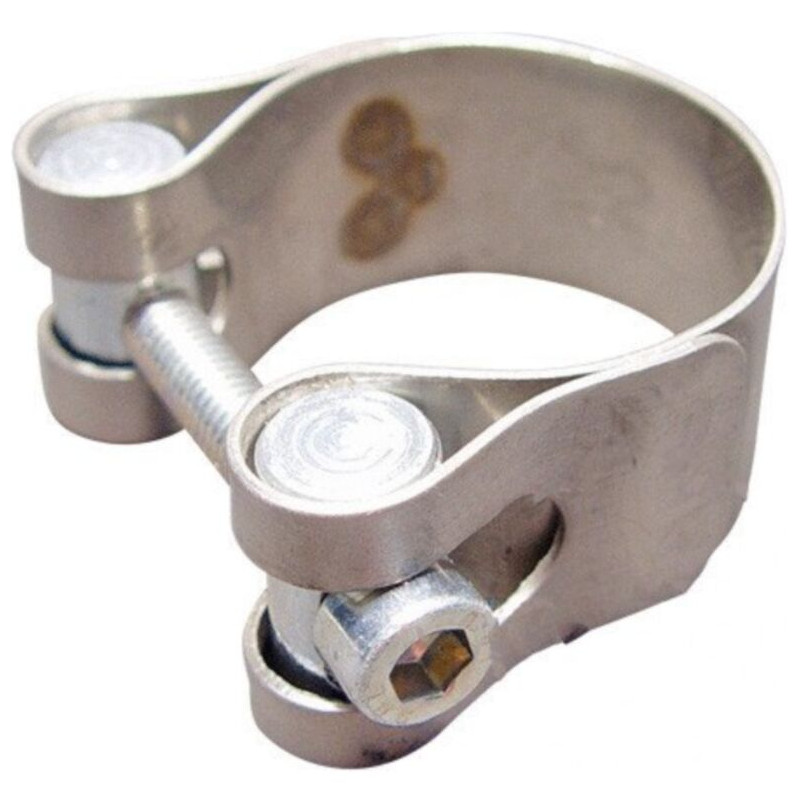 Collier de fixation inox Ø57 mm LeoVince - Dr Rider