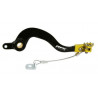 Pédale de frein RFX Pro Series - embout fixe - noir/jaune