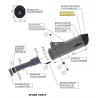 Kit embout de silencieux inox LeoVince - Dr Rider