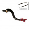Pédale de frein RFX Pro Series - embout repliable - noir/rouge