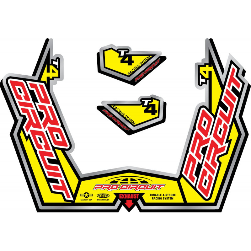 EXHAUST STICKER KIT T4-GP - 18600631 | Dr Rider