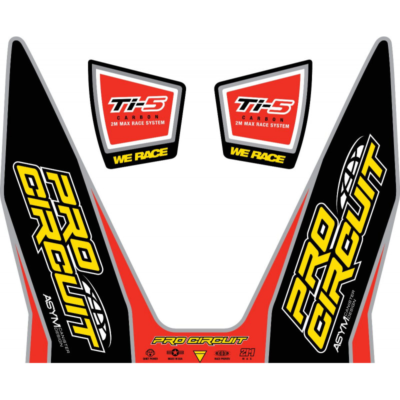 EXHAUST STICKER KIT TI-5 - 18600641 | Dr Rider