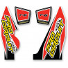 EXHAUST STICKER KIT T-6 - 18600707 | Dr Rider
