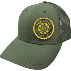 Casquette Pro Circuit damier Global OLV - Dr Rider