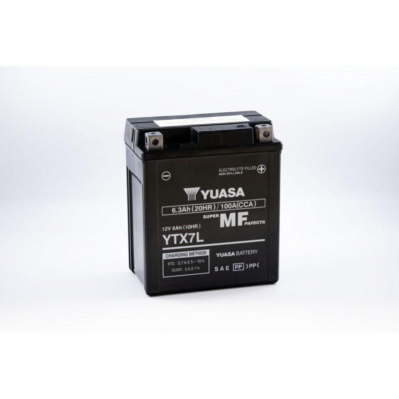 BATTERY YUASA FA YTX7L - 21130887 - Dr Rider