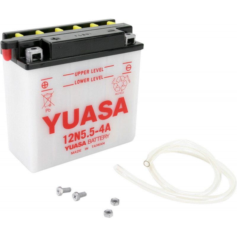 BATTERY YUASA CV DRY 12N5.5-4A - Y12N554A - Dr Rider