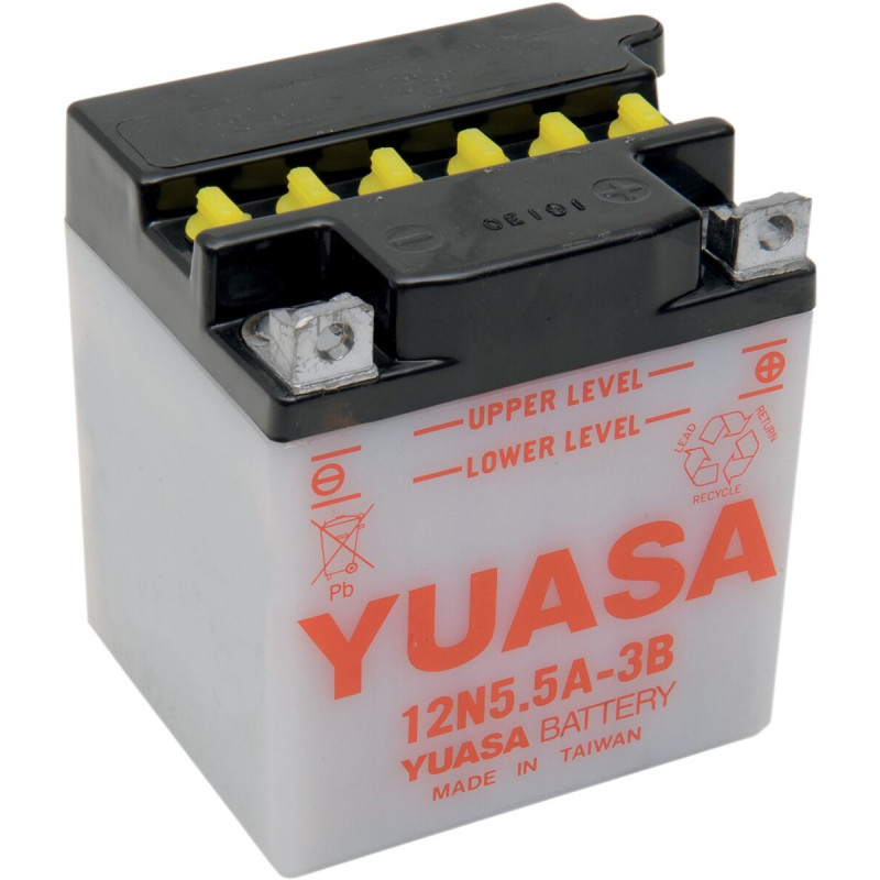 BATTERY YUASA CV DRY 12N5.5A-3 - Y12N55A3B - Dr Rider