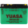 BATTERY YUASA 6-VOLT DRY 6N12A - Y6N12A2D - Dr Rider