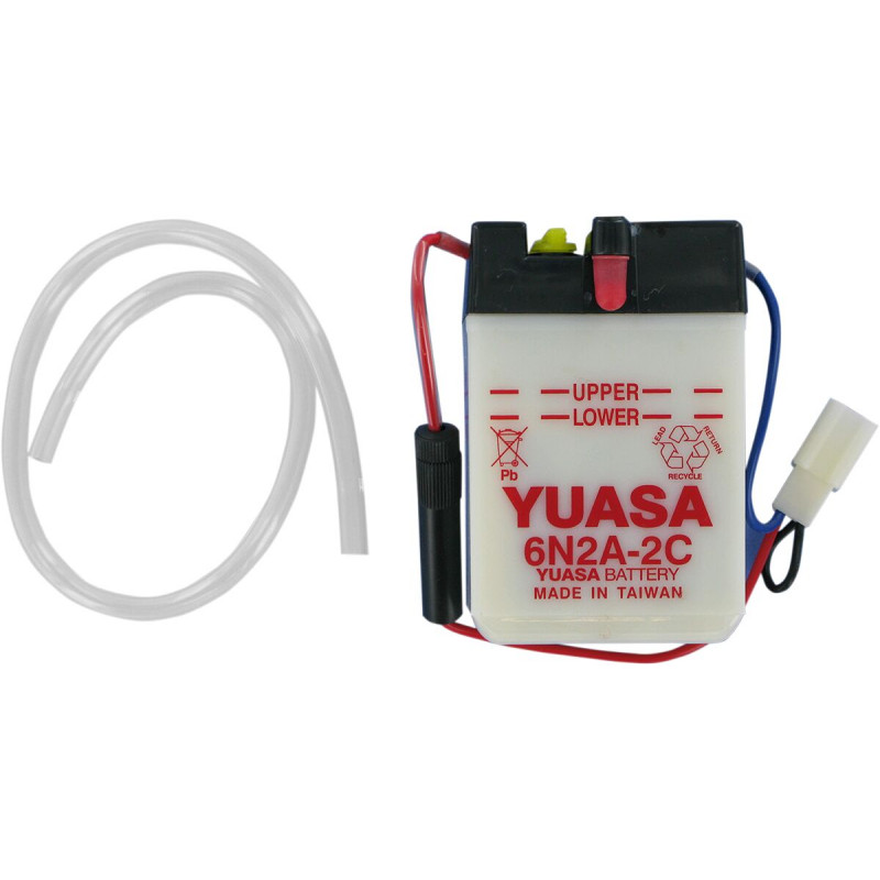 BATTERY YUASA 6-VOLT DRY 6N2A- - Y6N2A2C - Dr Rider