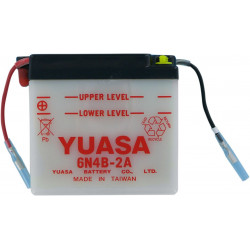 BATTERY YUASA 6-VOLT DRY 6N4B- - Y6N4B2A - Dr Rider