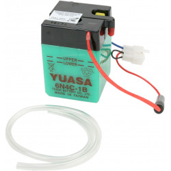 BATTERY YUASA 6-VOLT DRY 6N4C- - Y6N4C1B - Dr Rider