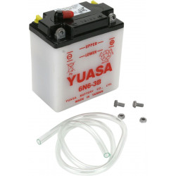 BATTERY YUASA 6-VOLT DRY 6N6-3 - Y6N63B - Dr Rider