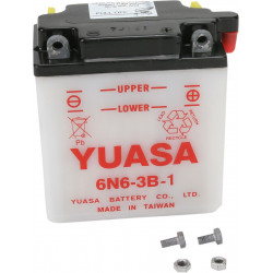 BATTERY YUASA 6-VOLT DRY 6N6-3 - Y6N63B1 - Dr Rider