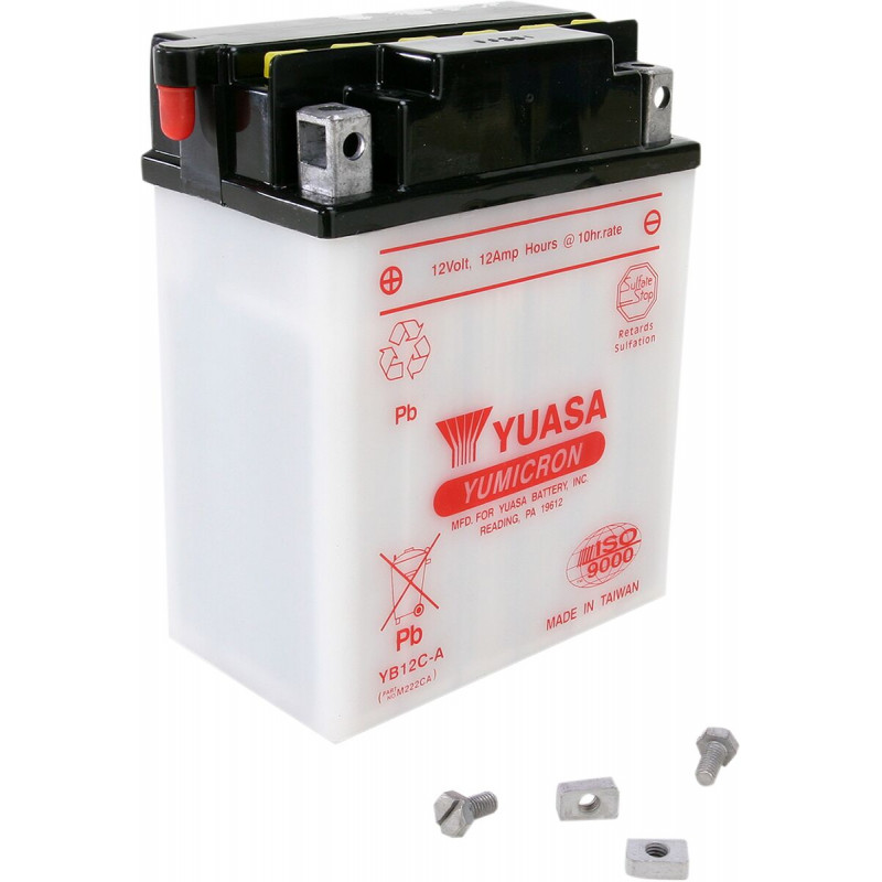 BATTERY YUASA HD DRY YB12C-A - YB12CA - Dr Rider