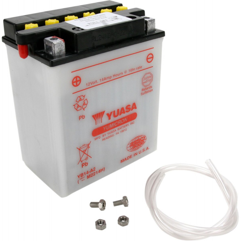 BATTERY YUASA HD DRY YB14-A2 - YB14A2 - Dr Rider