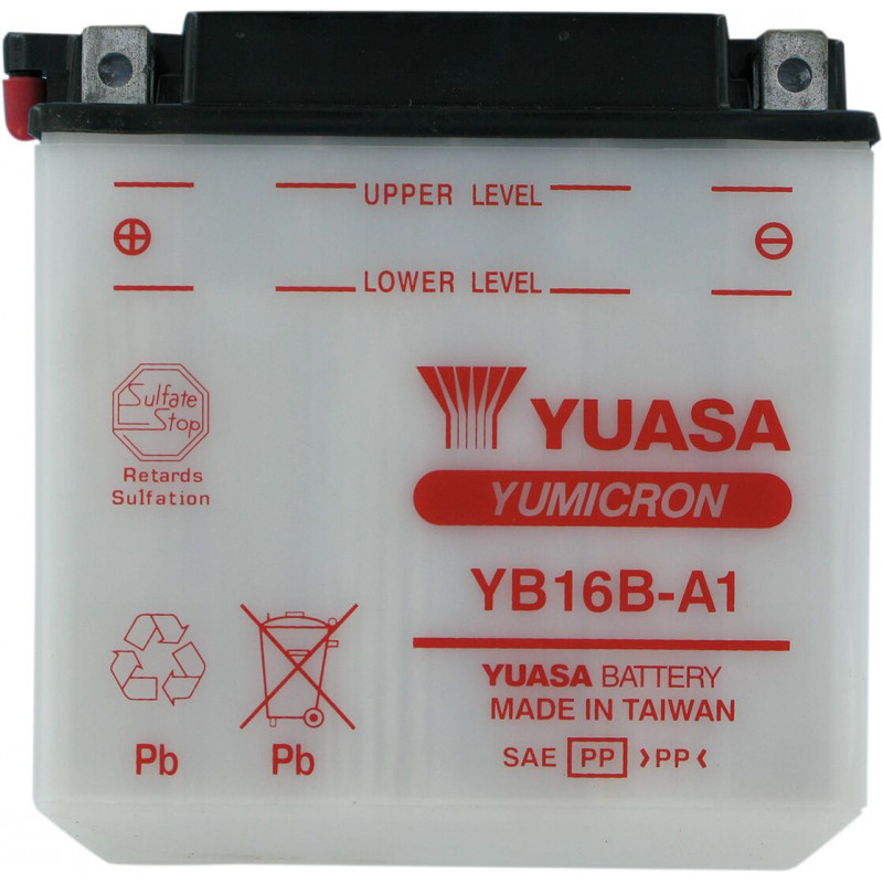 BATTERY YUASA HD DRY YB16B-A1 - YB16BA1 - Dr Rider