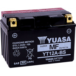 BATTERY YUASA MF YT12A-BS  - YT12ABS - Dr Rider