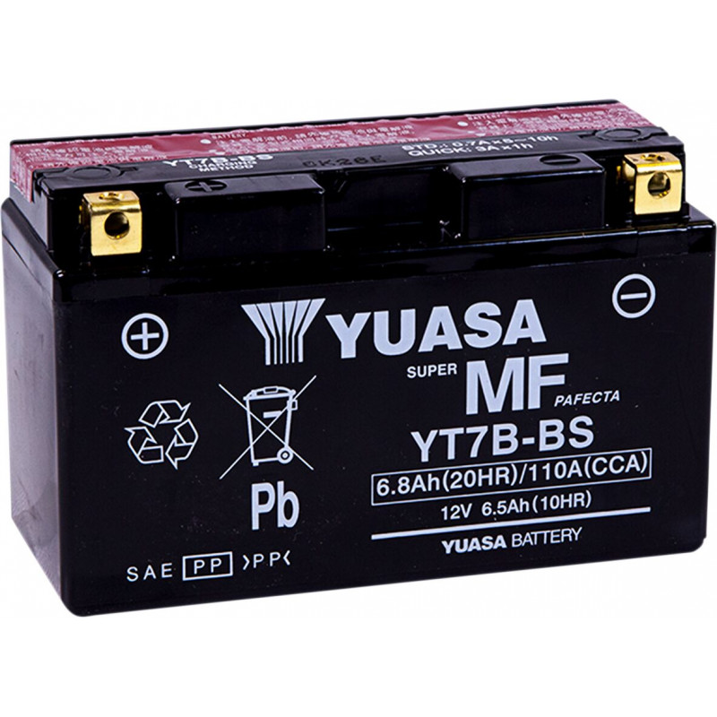 BATTERY YUASA MF YT7B-BS  - YT7BBS - Dr Rider