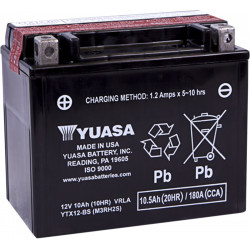 BATTERY YUASA MF YTX12-BS  - YTX12BS - Dr Rider