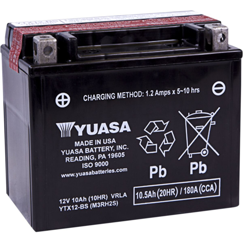 BATTERY YUASA MF YTX12-BS  - YTX12BS - Dr Rider