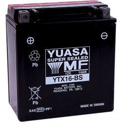 BATTERY YUASA MF YTX16-BS  - YTX16BS - Dr Rider